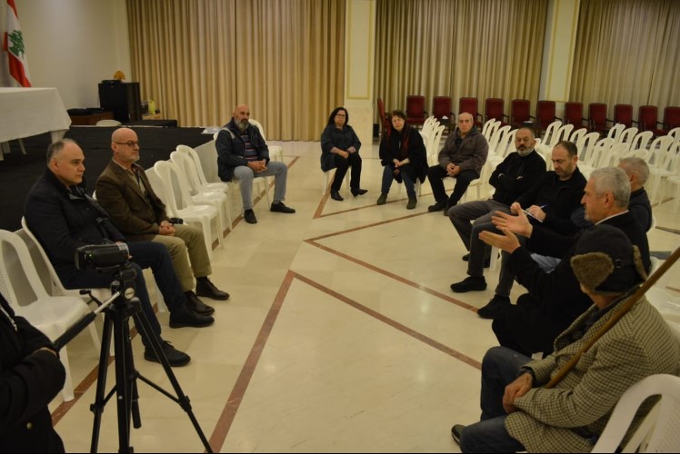 لجنة البلديات في المؤتمر المسيحي الدائم  تشكيل فريقين للتنمية المحلية في عاريا وبدادون