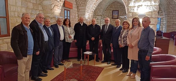 وفد من المؤتمر المسيحي الدائم يزور رئيس عام المرسلين اللبنانين الموارنة ورئيس عام المرسلين البولسيين
