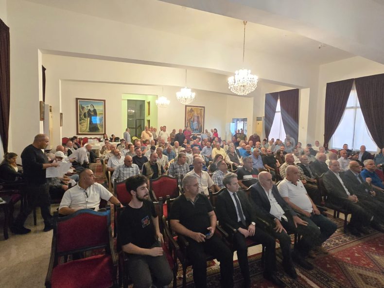 المؤتمر المسيحي الدائم ينظّم اللقاء الزراعي الأول  في أقضية صيدا وجزين والشوف حول مشروع GATE